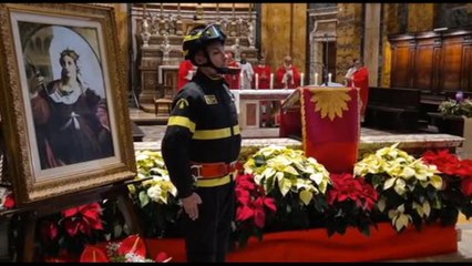 A Roma le celebrazioni per Santa Barbara, patrona dei vigili del fuoco