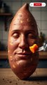 Sweet potato is eating and dancing while singing 🤯 🎶 #ai #aiart #aishorts #shortfeed
