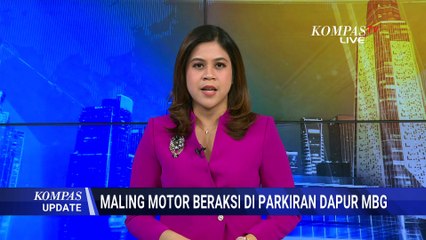 Terekam CCTV! Motor Milik Kepala SPPG di Jakarta Barat Raib Digondol Maling
