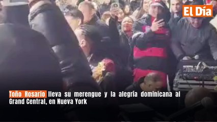 Toño Rosario lleva su merengue y la alegría dominicana al Grand Central, en Nueva York