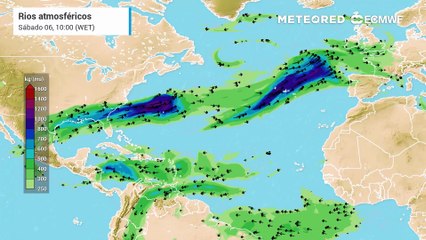 Os próximos dias contarão com chuva originada a partir de diversas tempestades que se irão dirigir para Portugal