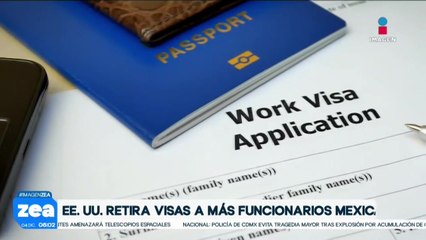 Estados Unidos retira visas a funcionarios mexicanos