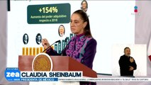 Claudia Sheinbaum confirma el aumento al salario mínimo