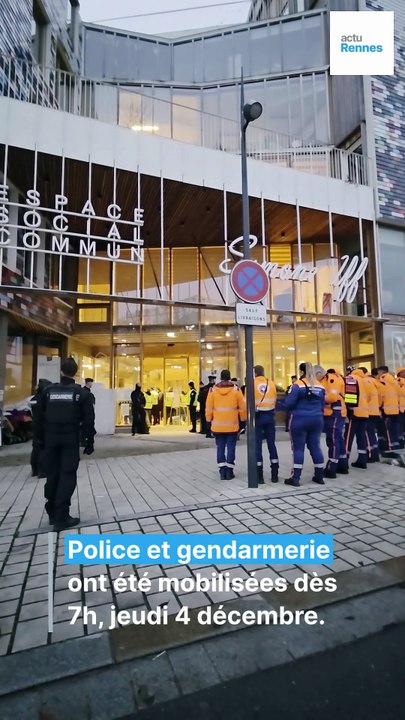 Migrants à Rennes : 140 personnes évacuées de l'espace Simone-Iff par les forces de l'ordre