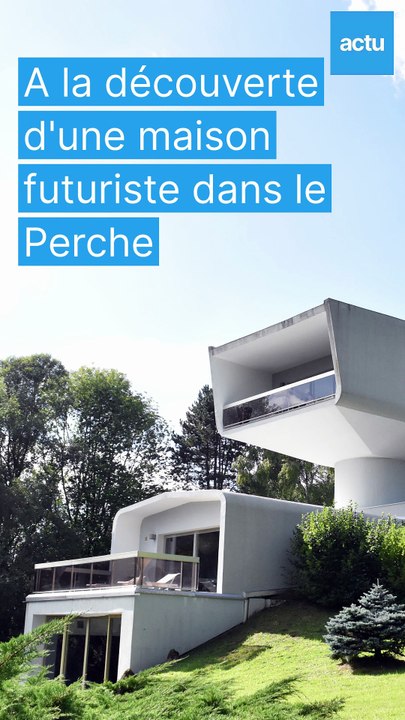 A la découverte d'une incroyable maison futuriste dans le Perche