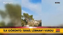 İsrail, Lübnan'ı vurdu! İlk görüntüler