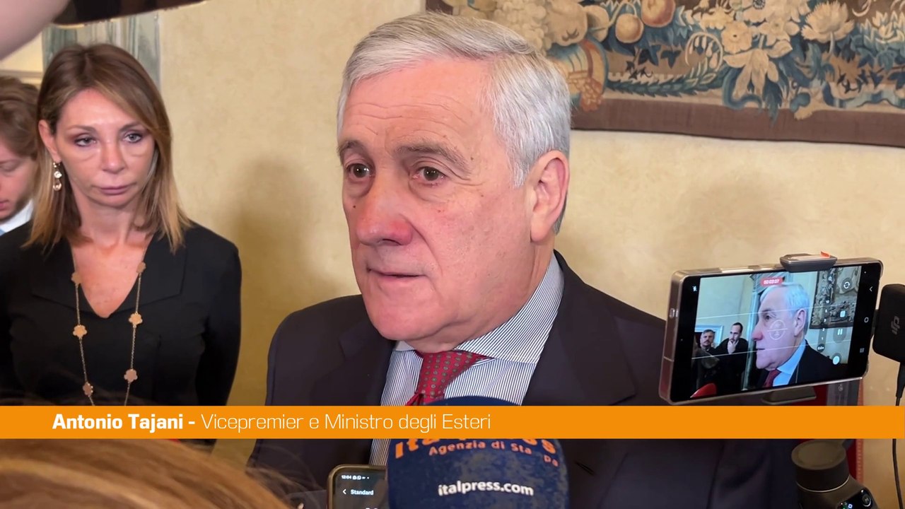 Tajani "Disponibili a collaborare con Usa, Nato e alleati per industria difesa"