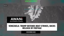 Trump defends boat strikes, backs release of footage