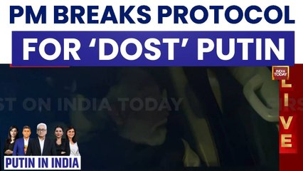 Prime Minister Modi Breaks Protocol to Personally Welcome President Putin at Airport