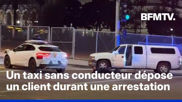 États-Unis: un taxi sans conducteur dépose un client durant une arrestation de police