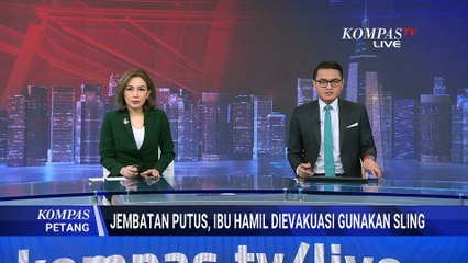 Detik-Detik Evakuasi Ibu Hamil dari Bener Meriah ke Kabupaten Bireuen dengan Tali Sling