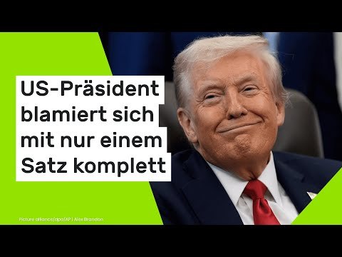 Donald Trump: US-Präsident blamiert sich mit nur einem Satz komplett