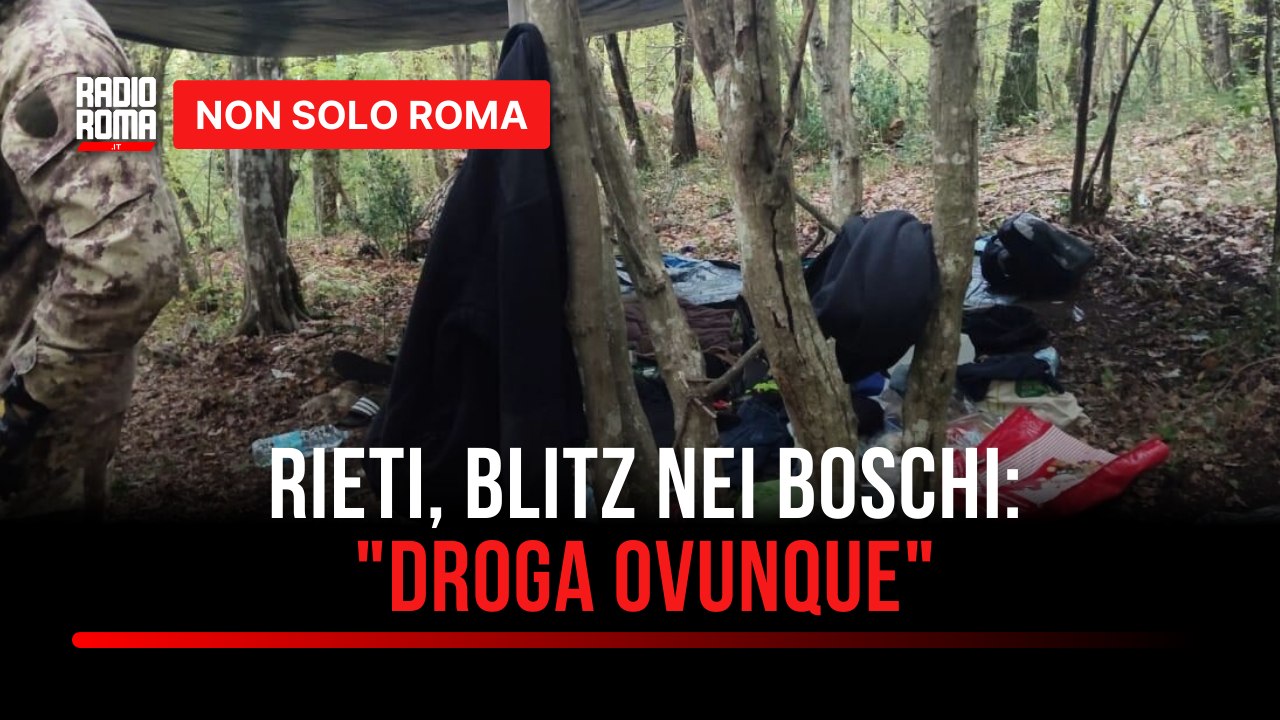 Rieti, blitz dei Carabinieri nei boschi, 11 arresti in un mese: "Droga di ogni tipo, fenomeno enorme"