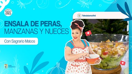 Receta de Ensalada de Peras, Manzanas y Nueces