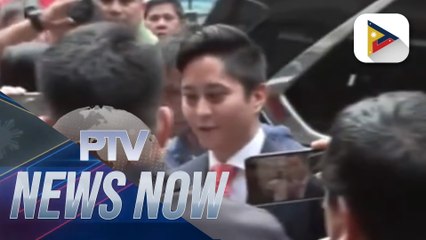 Ilocos Rep. Sandro Marcos shows up for ICI questioning; Davao Rep. Paolo Duterte snubs ICI invite