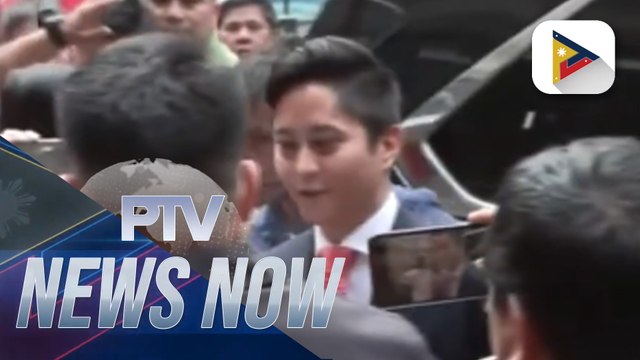 Ilocos Rep. Sandro Marcos shows up for ICI questioning; Davao Rep. Paolo Duterte snubs ICI invite