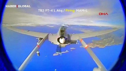 Bayraktar TB3 SİHA ve Albatros-S KİDA ile deniz hedeflerine atış