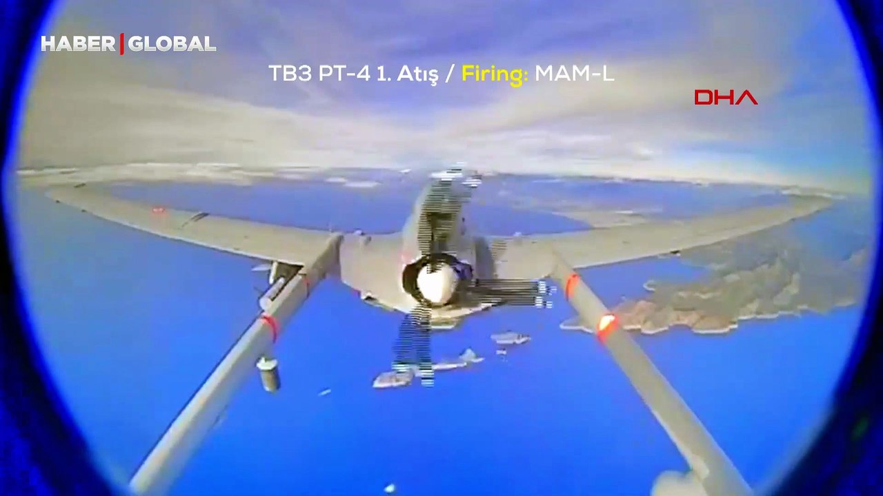 Bayraktar TB3 SİHA ve Albatros-S KİDA ile deniz hedeflerine atış