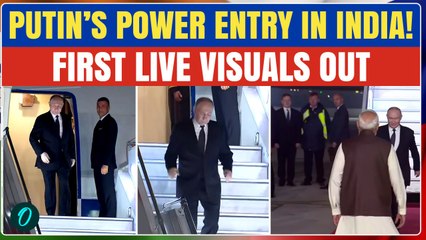 Putin in India FIRST VISUALS OUT Breaking: Putin Receives GRAND WELCOME | Putin LIVE Visuals