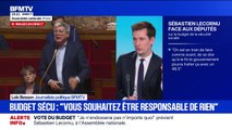 49.3 : Sébastien Lecornu tance les bancs de l'opposition