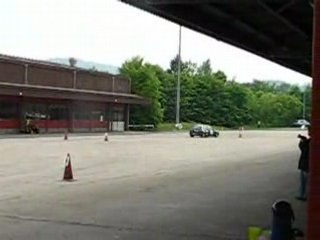 clio sport au slalom de Modon