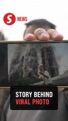 How Hong Kong fire shattered man in viral photo