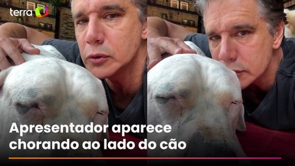 Márcio Garcia se emociona ao revelar câncer do cachorro e pede ajuda aos seguidores