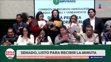 Senado listo para votar la Ley de Aguas | DPC con Paola Rojas