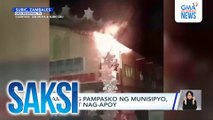 Palamuting pampasko ng munisipyo, pumutok at nag-apoy | Saksi