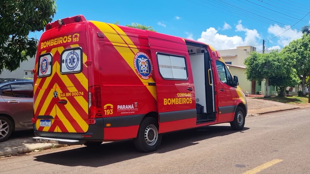 Idoso de 83 anos despenca de escada e sofre fratura no nariz no Santa Felicidade