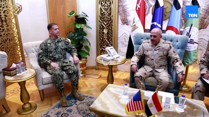 الفريق أحمد خليفة رئيس أركان حرب القوات المسلحة يلتقى قائد القيادة المركزية الأمريكية