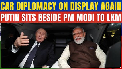 PM Modi-Putin’s Iconic Car Diplomacy Returns! Putin Rides Beside PM Modi to LKM; Photo Goes Viral