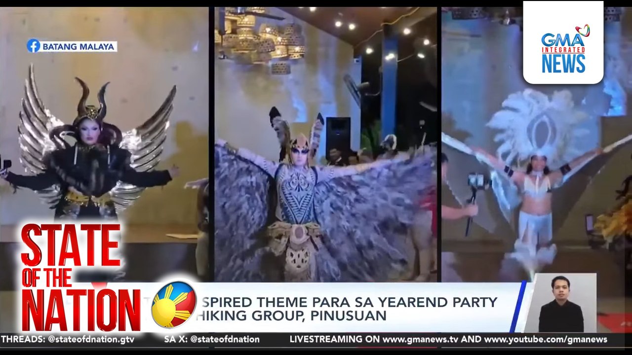 Feather-inspired theme para sa year-end party ng isang hiking group, pinusuan | SONA