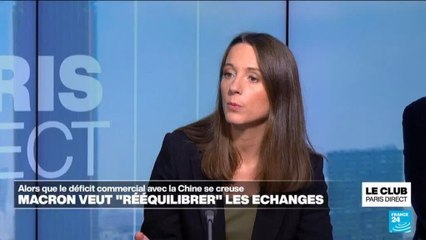 Chine : Macron veut "rééquilibrer" les échanges économiques
