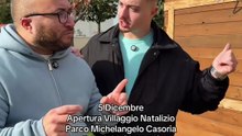 Bene - Apertura Villaggio Natalizio al Parco Michelangelo di Casoria. (04.12.25)