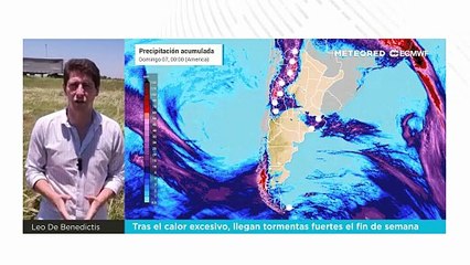 Tras el calor excesivo, llegan tormentas fuertes el fin de semana
