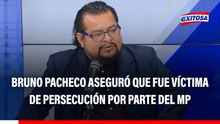 Bruno Pacheco: "Solamente estuve tres meses en el gobierno de Pedro Castillo, luego tuve una persecución por parte de la Fiscalía"