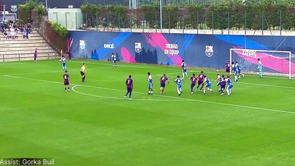 Le FC Barcelone a déjà l’eau à la bouche avec Gorka Buil, son nouveau prodige de 15 ans