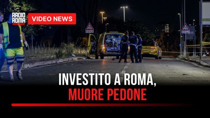 Investito a Roma, muore pedone