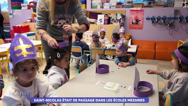 Saint-Nicolas a rendu visite aux écoliers messins