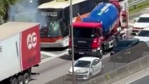 Emboscada com torcidas organizadas acontece em rodovia federal; veja vídeo