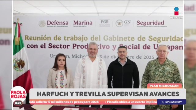 Gobierno federal revisa avances del Plan Michoacán | DPC con Paola Rojas