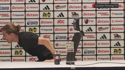 La broma en plena rueda de prensa a Filipe Luis tras ganar la Libertadores