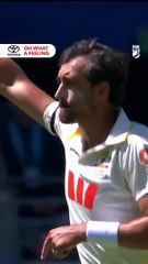 Scheduled post 😉 Mitch Starc gets ANOTHER first over wicket!