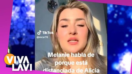 Melanie habla del desacuerdo con el romance de Alicia Villarreal