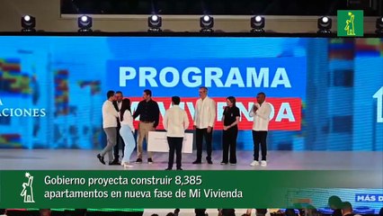 Gobierno proyecta construir 8,385 apartamentos en nueva fase de Mi Vivienda