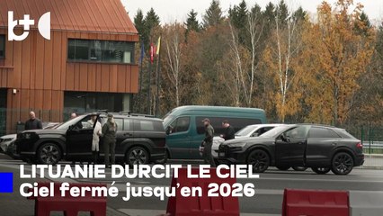 Lituanie : l'espace aérien à la frontière avec la Biélorussie reste fermé