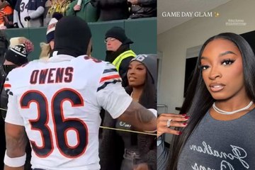 Simone Biles faces backlash after telling Jonathan Owens to beat the Packers