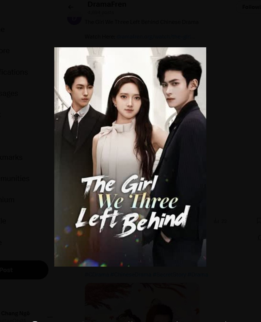 The Girl We Three Left Behind Chinese Drama - English Sub