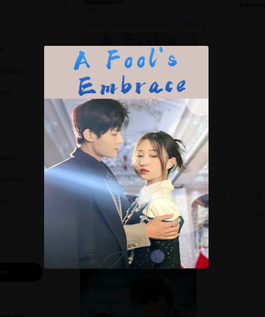 A Fool's Embrace Chinese Drama - English Sub